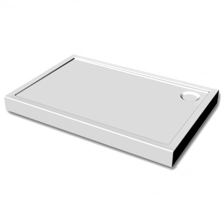 FLAT RECTANGULAR SHOWER GRATE